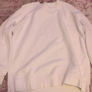 Lululemon oversized white pullover size small (4) barely used